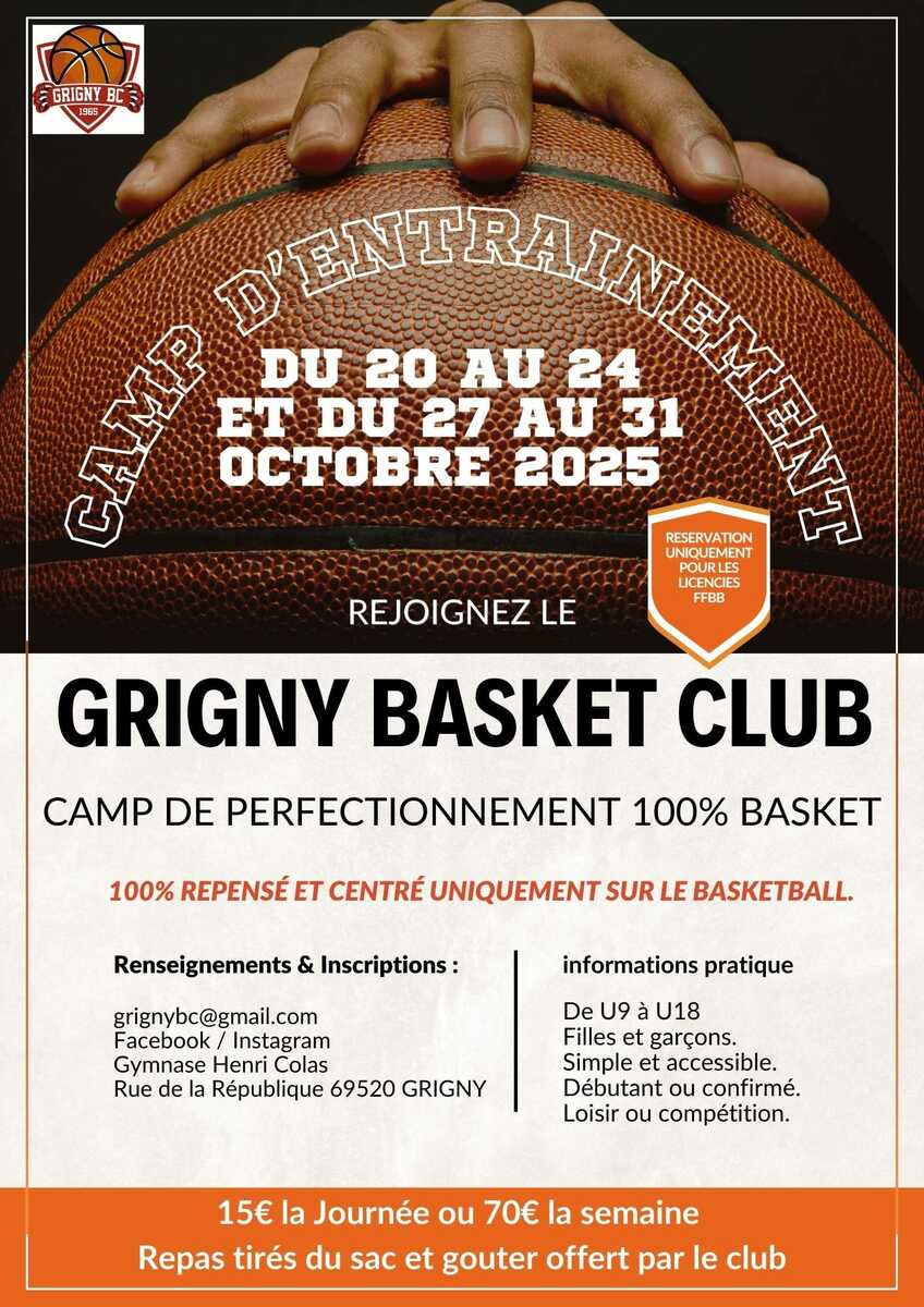 camp de perfectionnement octobre 2025