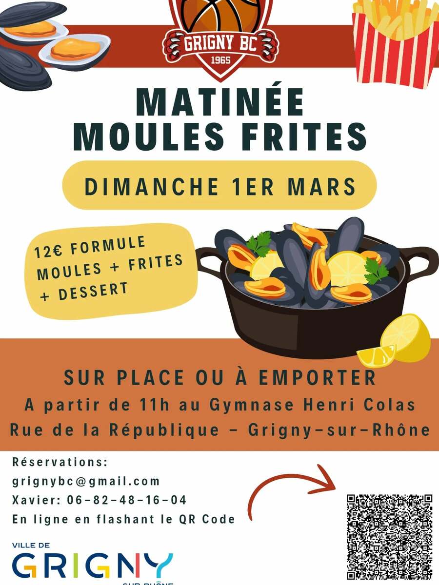 journée moules frites+ match 2026